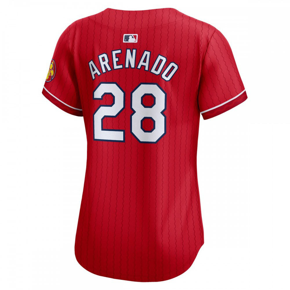 Nolan Arenado St. Louis Cardinals Women's 2024 City Connect Limited Player Jersey - Red-Pro Kit Vault | Brand New 26/27 Sports Jerseys